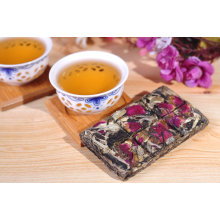 Chocolate tipo PU Er chá com sabor de Rose encantador na caixa de presente